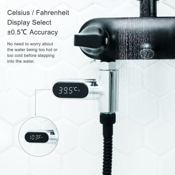 Digital LED display Showers Thermometre - Image 3